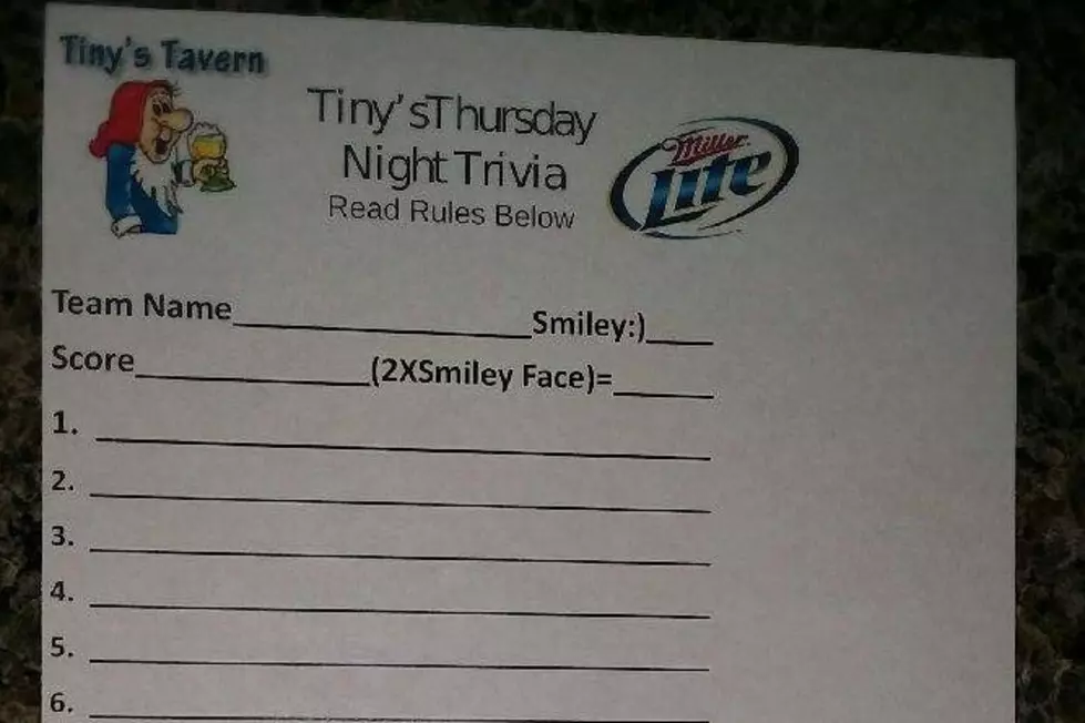 Trivia Tonight At Tiny&#8217;s