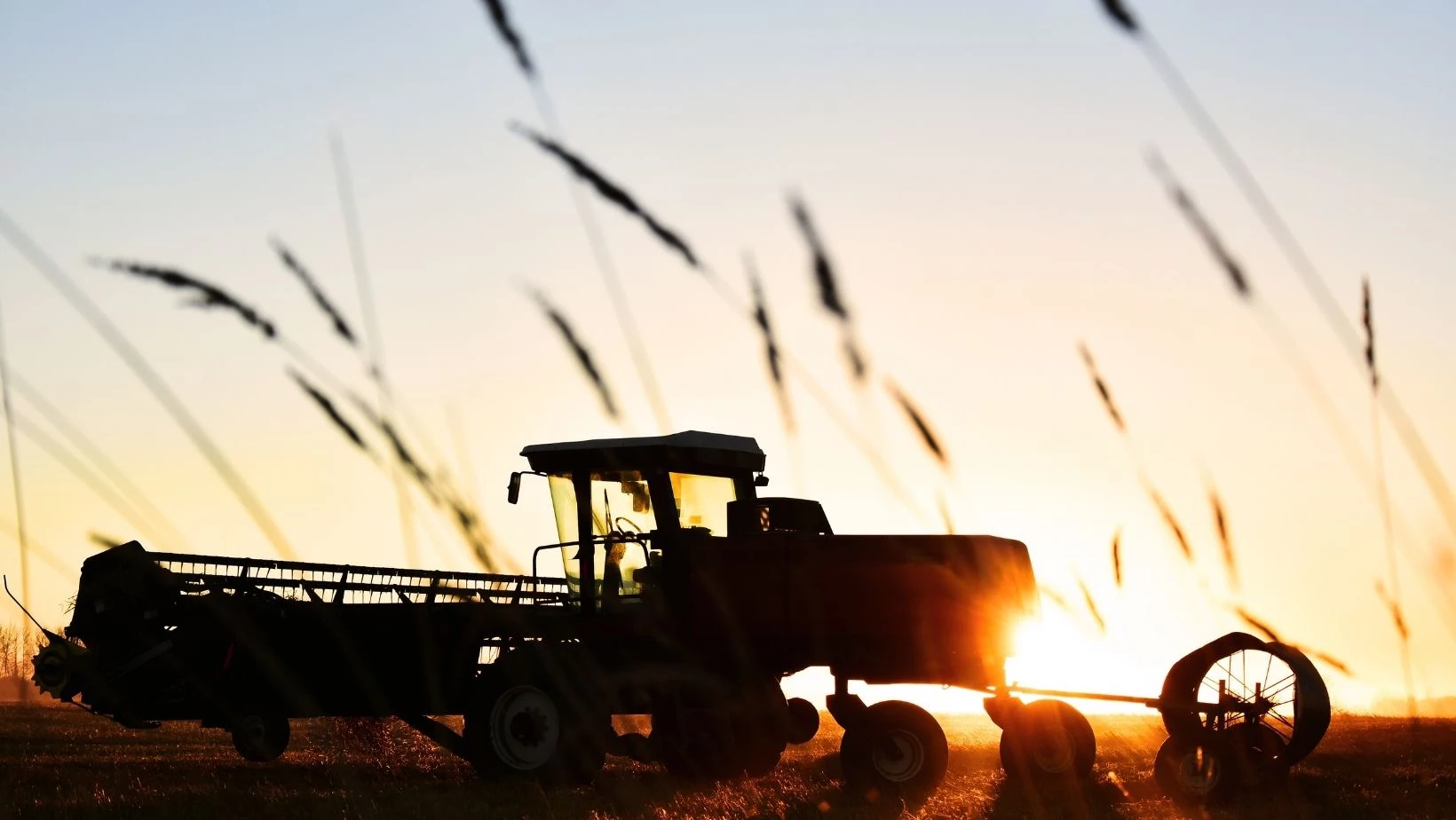 Technologically advanced farm equipment is common